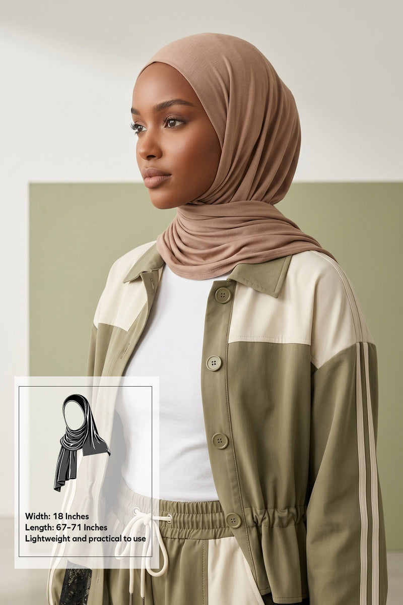 Non-Slip Practical Jersey Hijab Shawl,PS-60