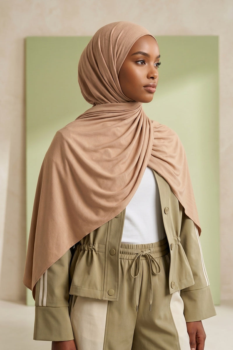 Non-Slip Practical Jersey Hijab Shawl,PS-60