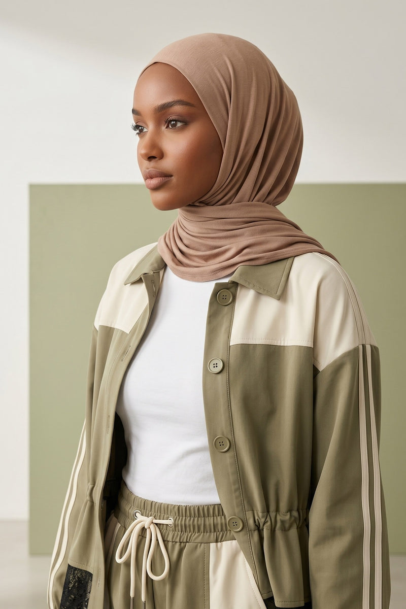 Non-Slip Practical Jersey Hijab Shawl,PS-60