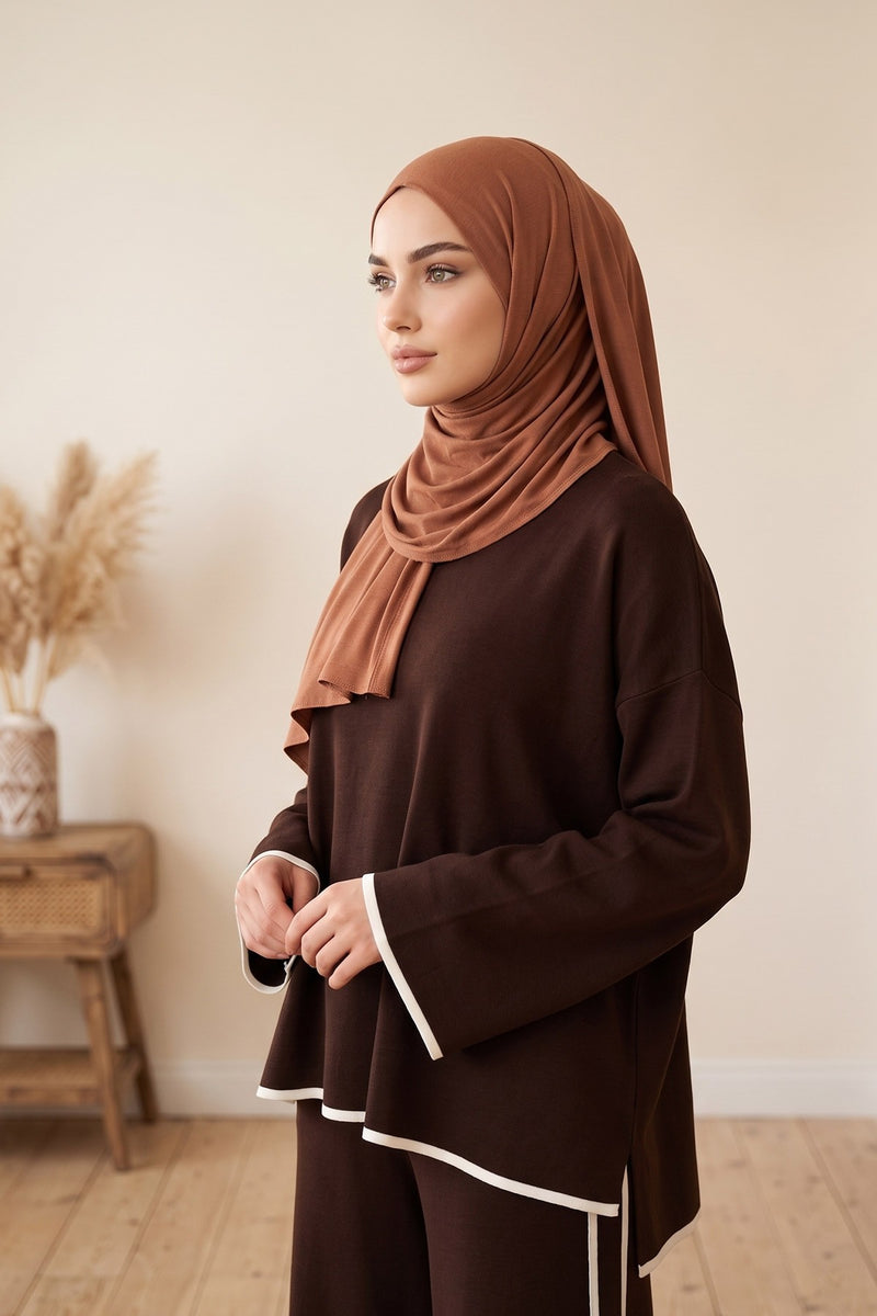Non-Slip Practical Jersey Hijab Shawl,PS-60
