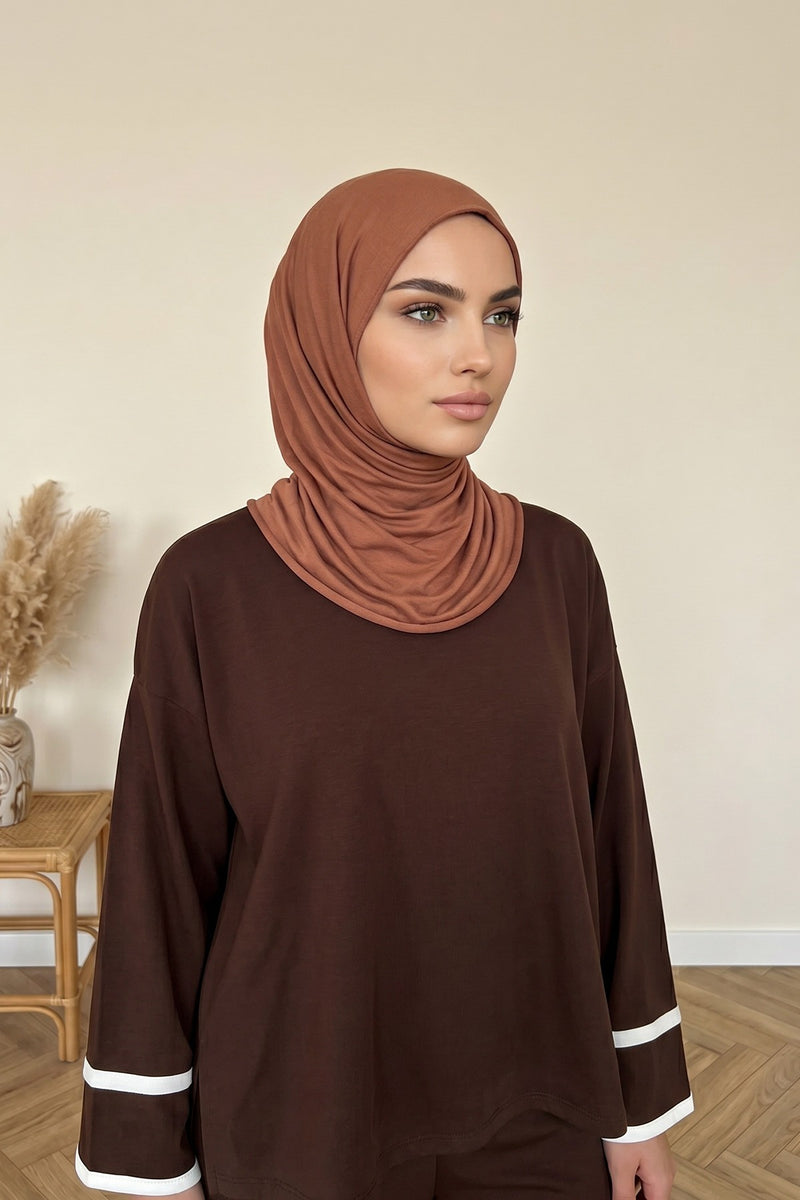 Non-Slip Practical Jersey Hijab Shawl,PS-60