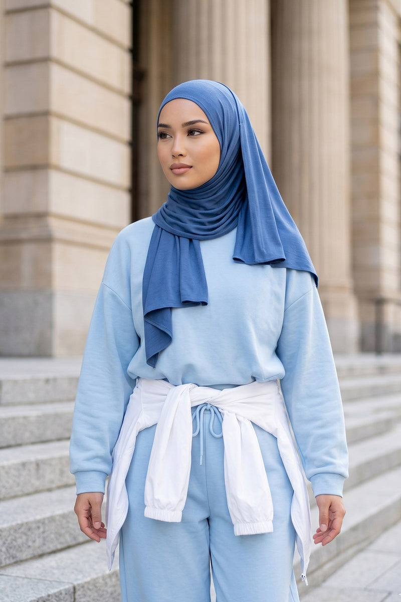 Non-Slip Practical Jersey Hijab Shawl,PS-60