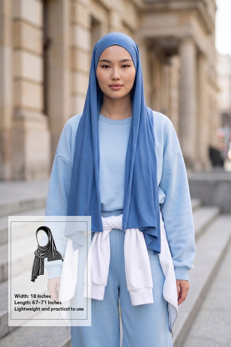Non-Slip Practical Jersey Hijab Shawl,PS-60