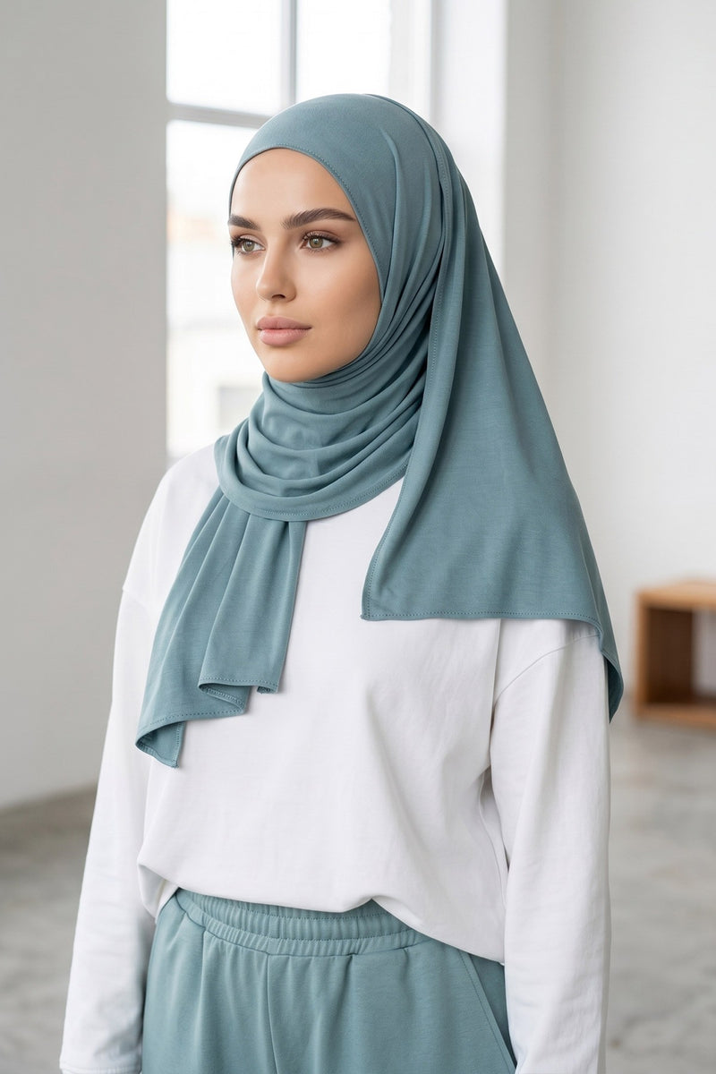 Non-Slip Practical Jersey Hijab Shawl,PS-60