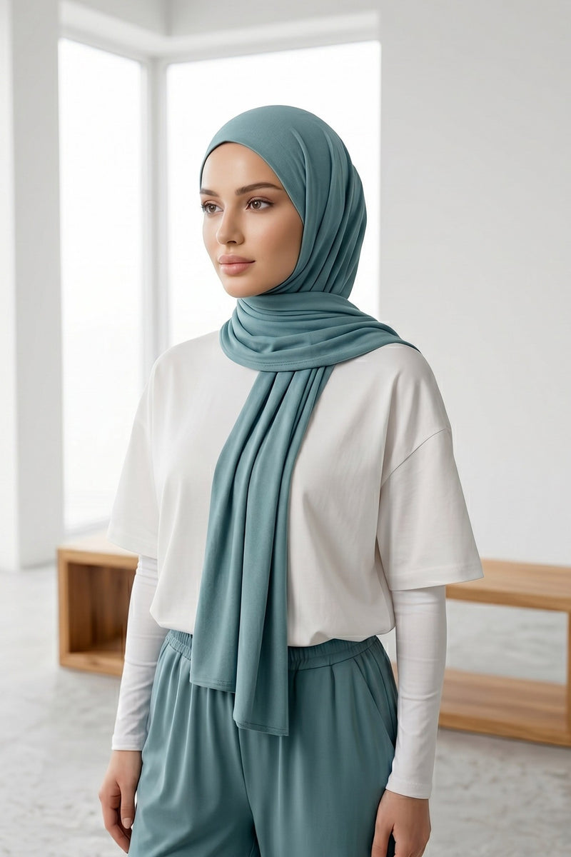 Non-Slip Practical Jersey Hijab Shawl,PS-60
