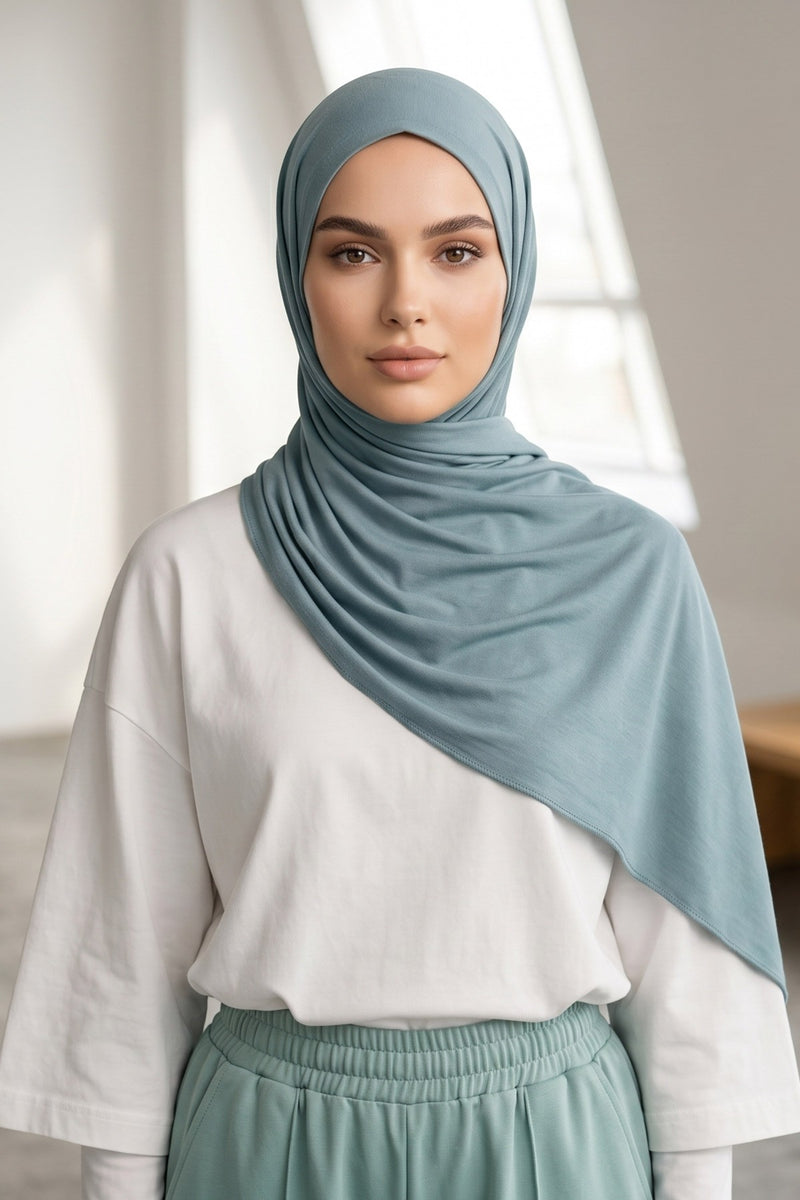 Non-Slip Practical Jersey Hijab Shawl,PS-60