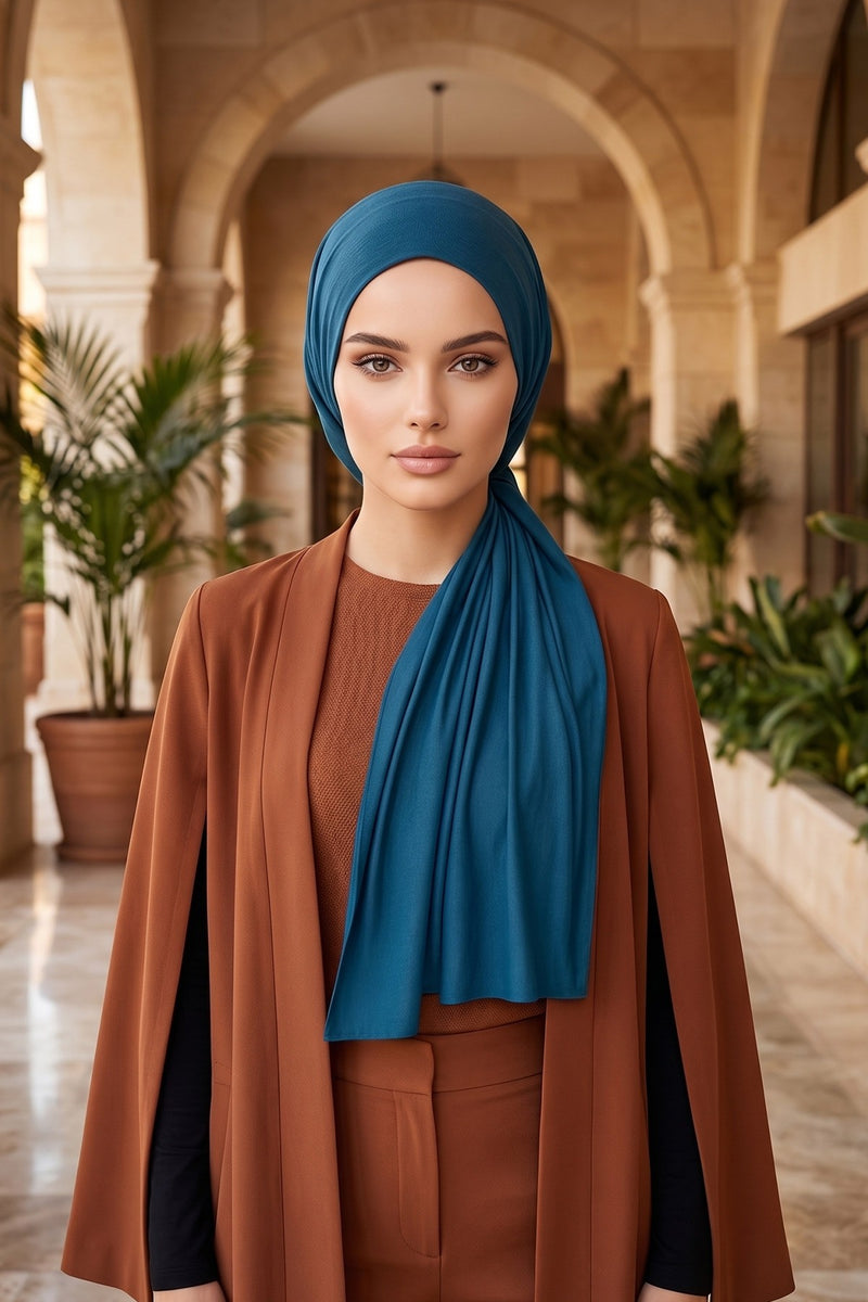 Non-Slip Practical Jersey Hijab Shawl,PS-60