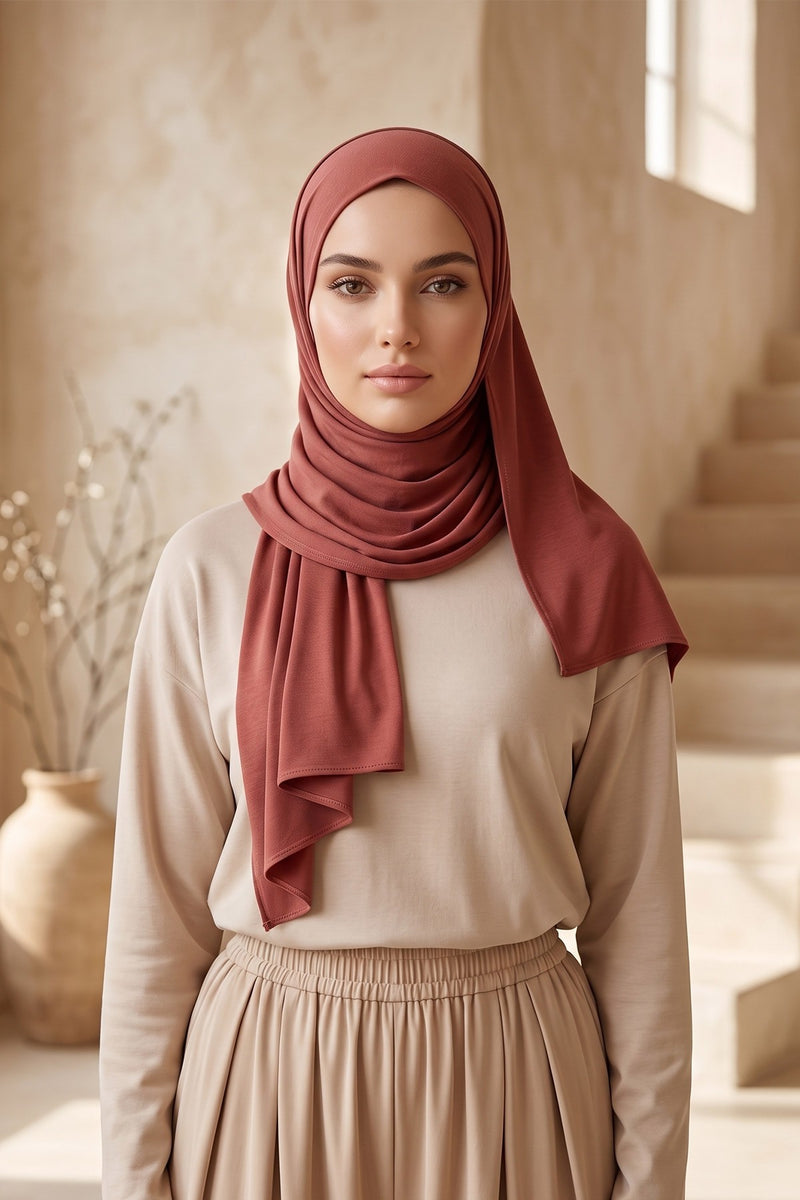 Non-Slip Practical Jersey Hijab Shawl,PS-60
