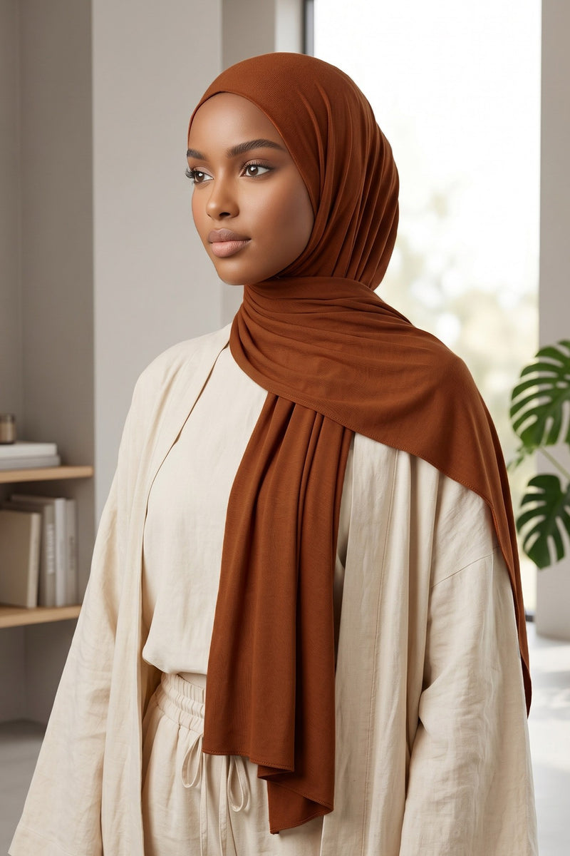 Non-Slip Practical Jersey Hijab Shawl,PS-60