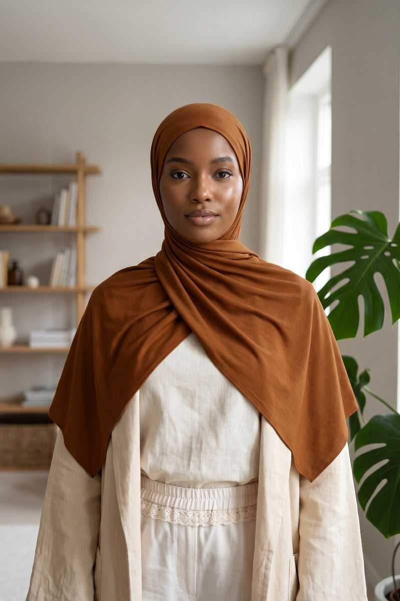 Non-Slip Practical Jersey Hijab Shawl,PS-60