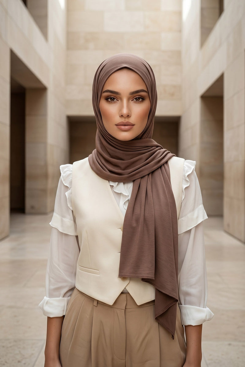 Non-Slip Practical Jersey Hijab Shawl,PS-60