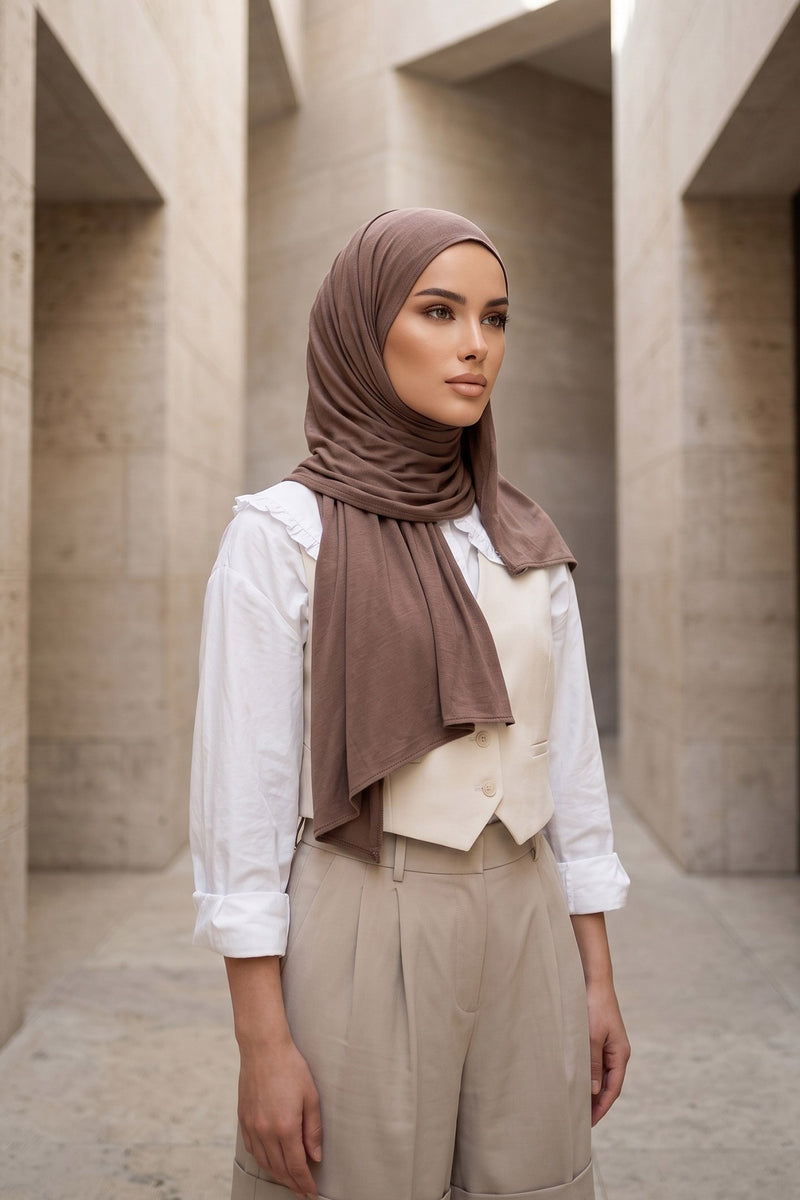 Non-Slip Practical Jersey Hijab Shawl,PS-60