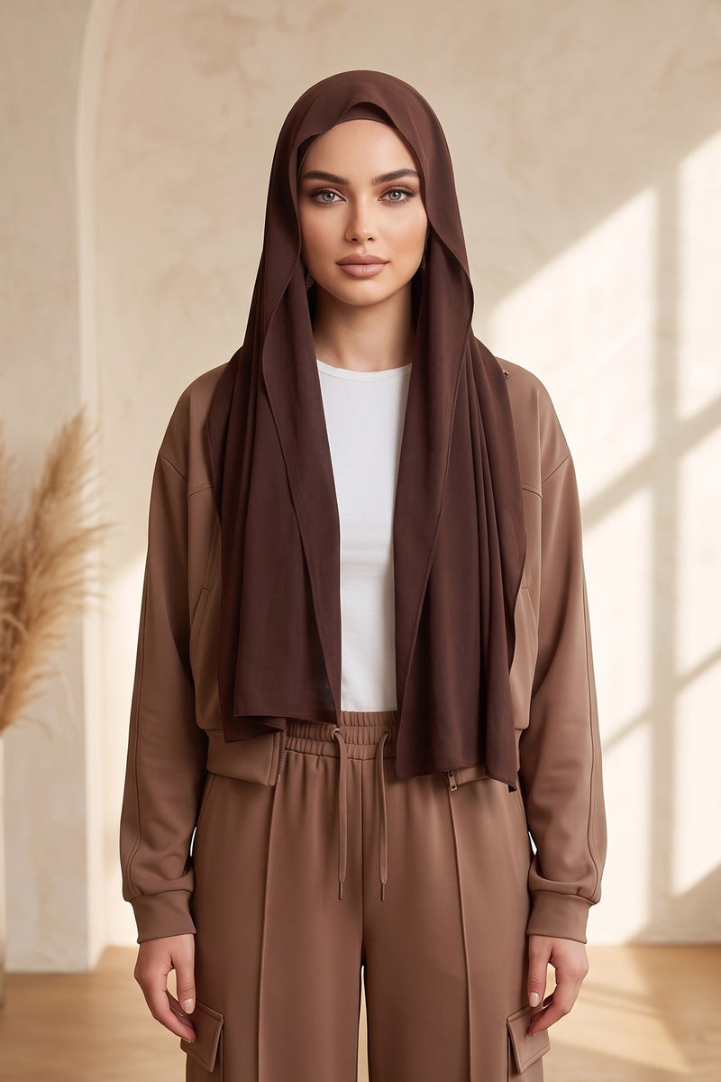 Non-Slip Practical Jersey Hijab Shawl,PS-60