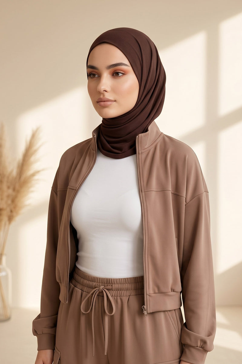 Non-Slip Practical Jersey Hijab Shawl,PS-60