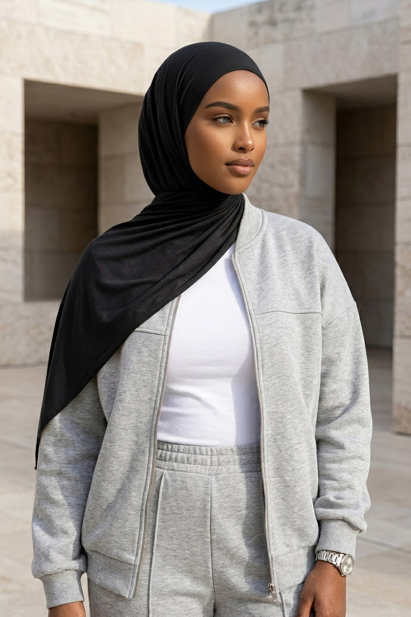 Non-Slip Practical Jersey Hijab Shawl,PS-60