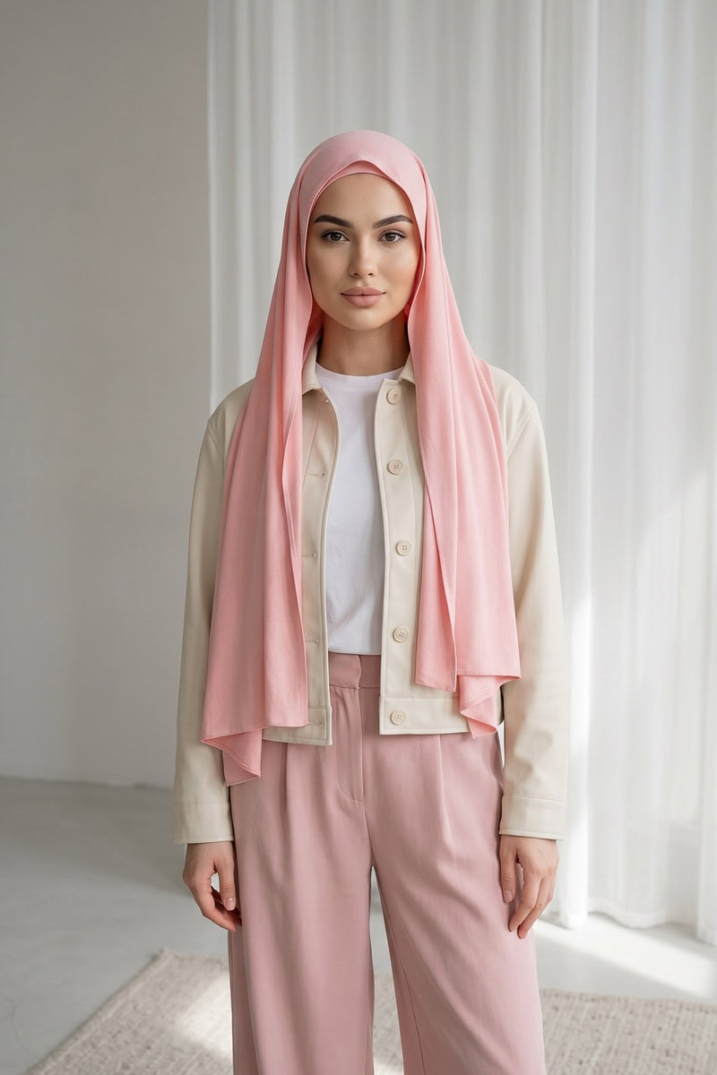 Non-Slip Practical Jersey Hijab Shawl,PS-60