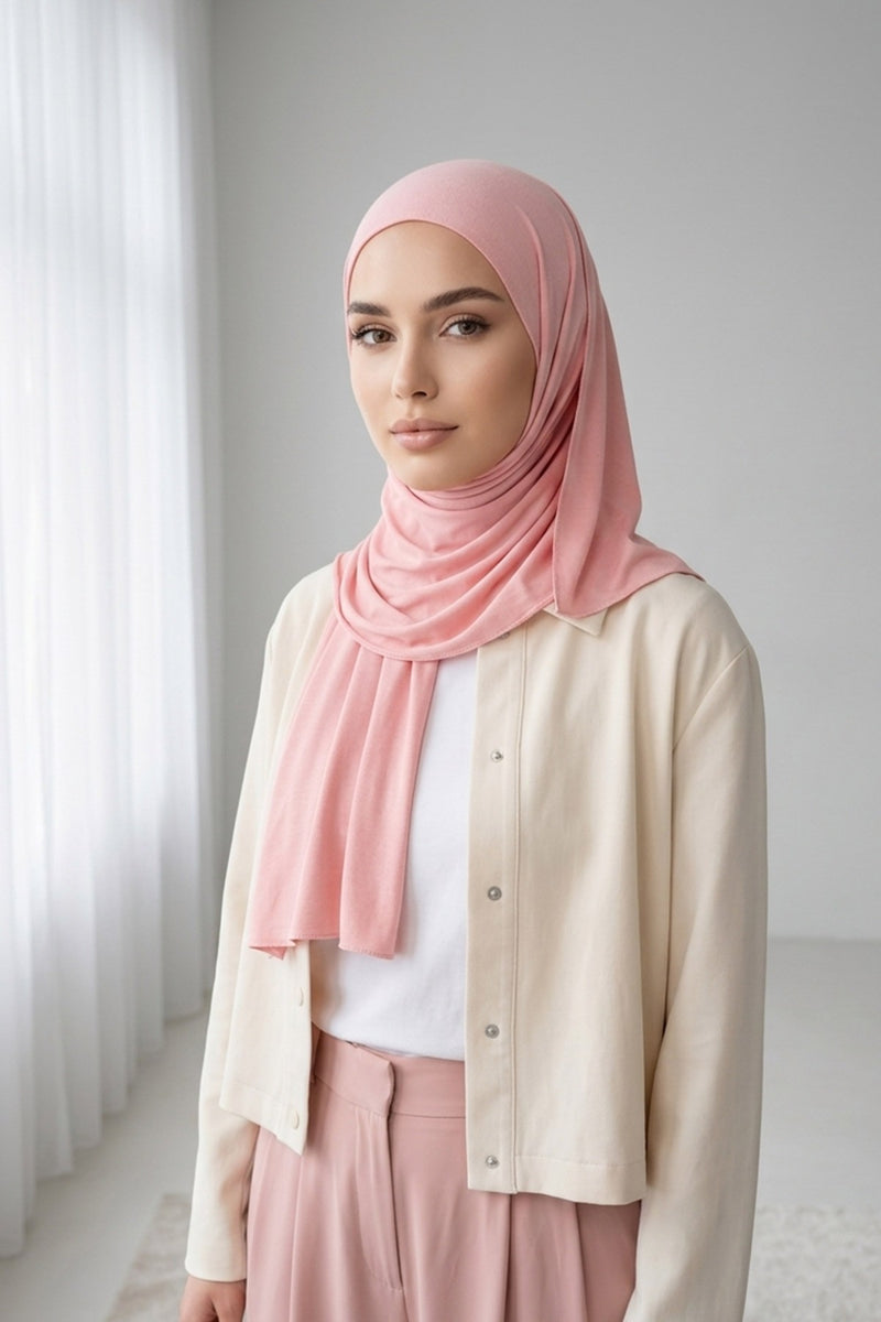 Non-Slip Practical Jersey Hijab Shawl,PS-60