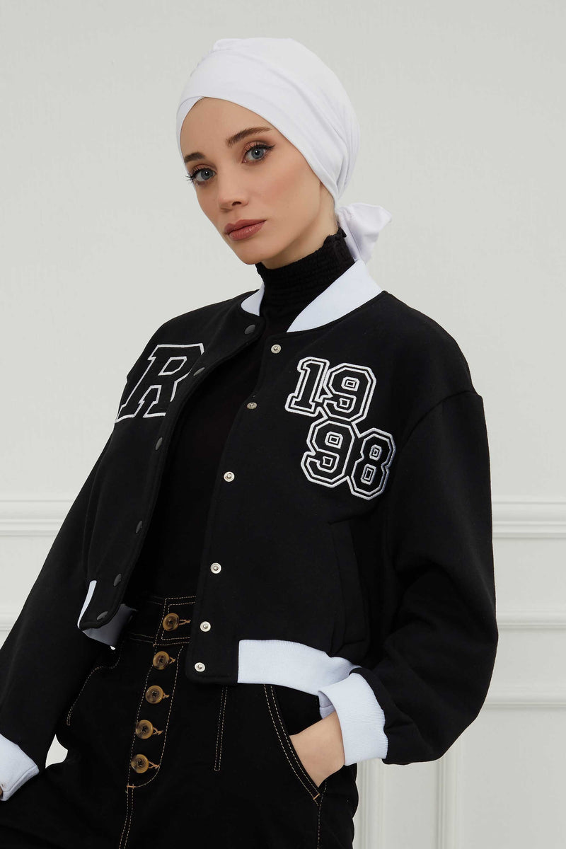 Plain Instant Turban Cotton Scarf Head Wrap, Belted Turban Bonnet for Women, Chic Design Instant Turban Hijab, Plain Chemo Bonnet Cap,B-31