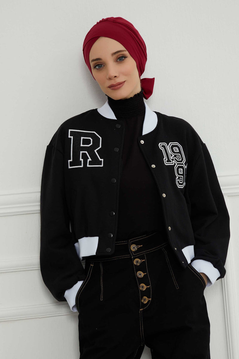 Plain Instant Turban Cotton Scarf Head Wrap, Belted Turban Bonnet for Women, Chic Design Instant Turban Hijab, Plain Chemo Bonnet Cap,B-31