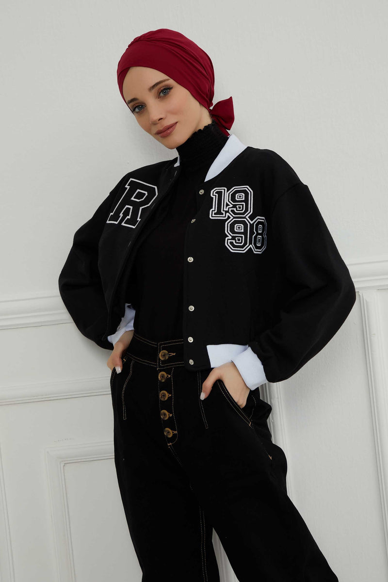 وشاح عمامة قطني سادة فوري للرأس، غطاء رأس عمامة بحزام للنساء، حجاب عمامة فوري بتصميم أنيق، قبعة بونيه كيميائي سادة، B-31