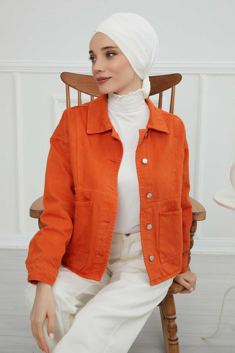 وشاح عمامة قطني سادة فوري للرأس، غطاء رأس عمامة بحزام للنساء، حجاب عمامة فوري بتصميم أنيق، قبعة بونيه كيميائي سادة، B-31