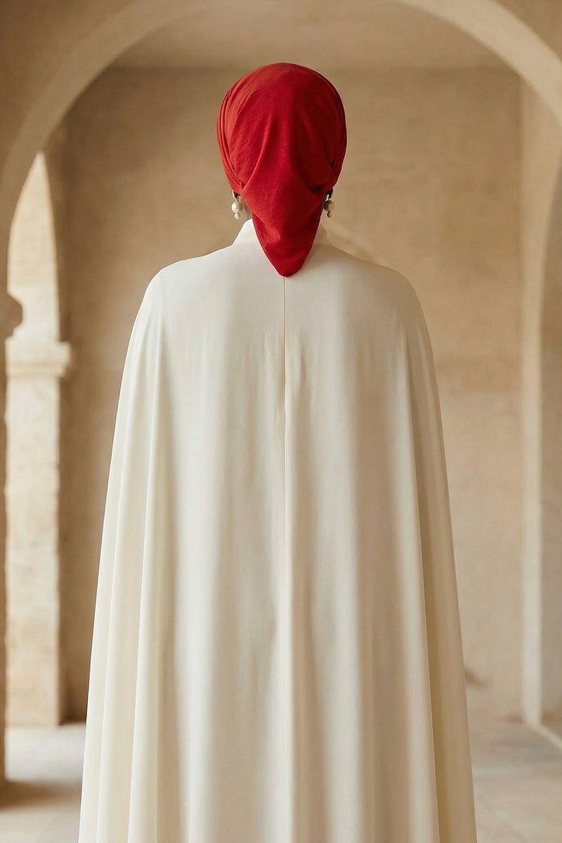 Pleated Aerobin Instant Turban for Women, Pre-Tied Modest Headwrap, Wrinkle-Resistant and Breathable Hijab Cap,HT-108A