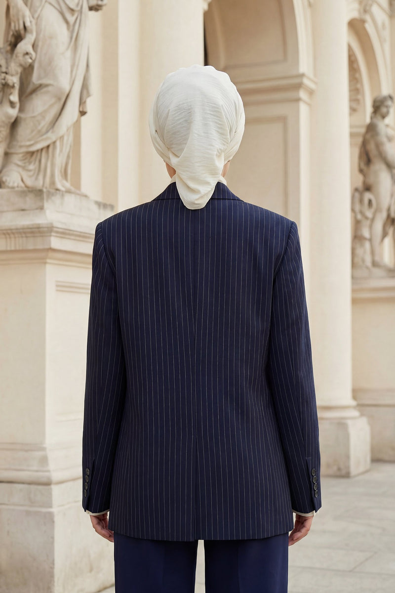 Pleated Aerobin Instant Turban for Women, Pre-Tied Modest Headwrap, Wrinkle-Resistant and Breathable Hijab Cap,HT-108A