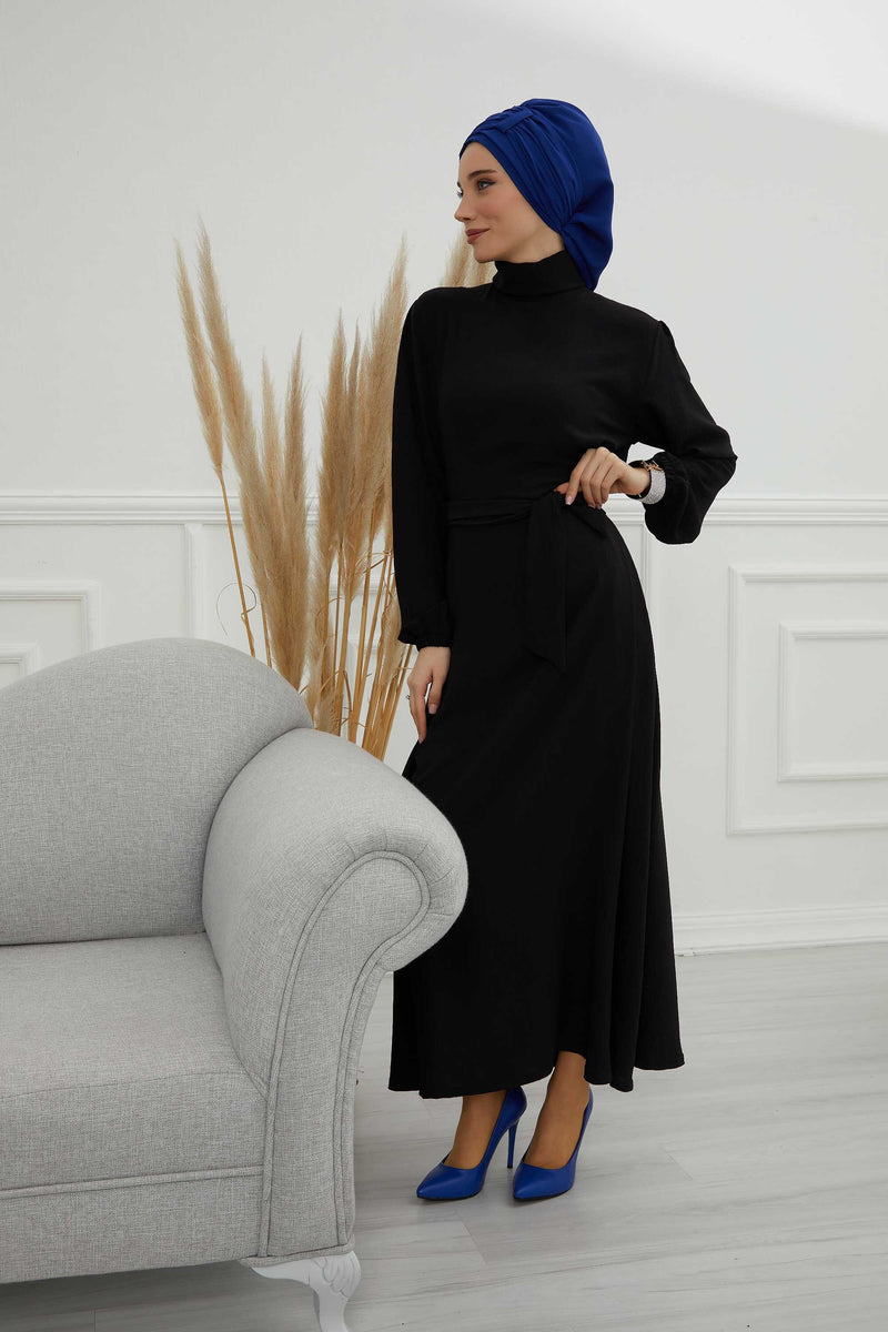 عمامة فورية وشاح شيفون للرأس للنساء أغطية رأس بتصميم أنيق وأنيق، HT-107