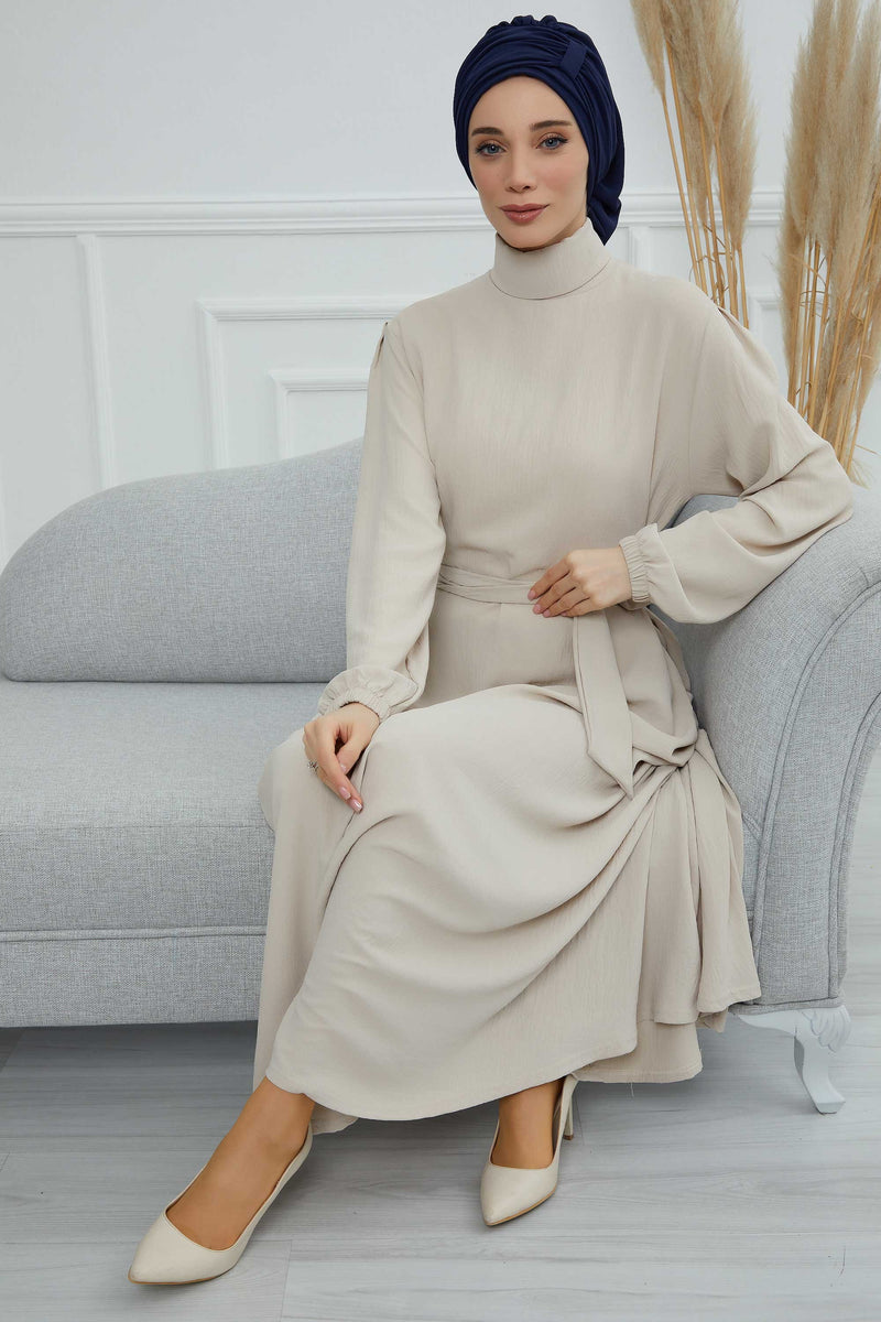 عمامة فورية وشاح شيفون للرأس للنساء أغطية رأس بتصميم أنيق وأنيق، HT-107