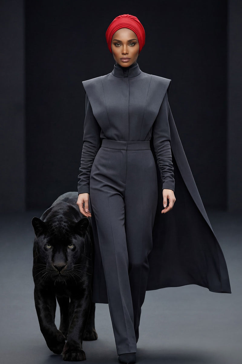 Pleated Instant Turban made from High Quality Aerobin Fabric, Wrinkle-Resistant Stylish Turban Hijab, Easy Wrap Chemo Bonnet Headwear,B-74A