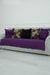Pleated Reversible Knitted Polyester Decorative Sofa Shawl and Throw Blanket Furniture Protector Washable Couch Cover for Family,KO-29 Purple