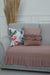 Pleated Reversible Knitted Polyester Decorative Sofa Shawl and Throw Blanket Furniture Protector Washable Couch Cover for Family,KO-29 Powder