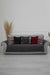 Pleated Reversible Knitted Polyester Decorative Sofa Shawl and Throw Blanket Furniture Protector Washable Couch Cover for Family,KO-29 Grey