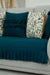 Pleated Reversible Knitted Polyester Decorative Sofa Shawl and Throw Blanket Furniture Protector Washable Couch Cover for Family,KO-29 Petrol Blue
