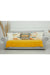 Pleated Reversible Knitted Polyester Decorative Sofa Shawl and Throw Blanket Furniture Protector Washable Couch Cover for Family,KO-29 Yellow