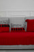 Pleated Reversible Knitted Polyester Decorative Sofa Shawl and Throw Blanket Furniture Protector Washable Couch Cover for Family,KO-29 Red