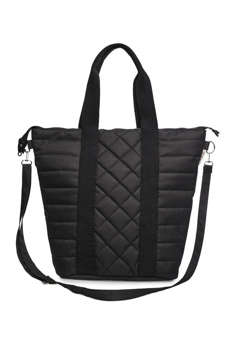 Polyamide Canvas Quilted Hand Shoulder Bag with Inner Pocket Casual Large Capacity Messenger Bag Daily Travel Shopping Bag,C-32