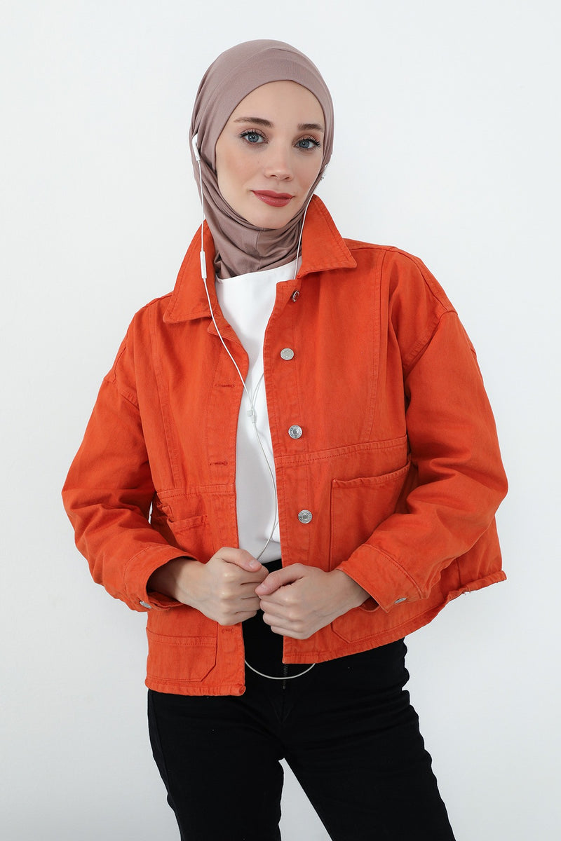 Practical Cotton Bonnet with Built-In Neck Cover and Ear Access, Full-Coverage Hijab Bonnet with Ear Access Points,BE-TG-B-94