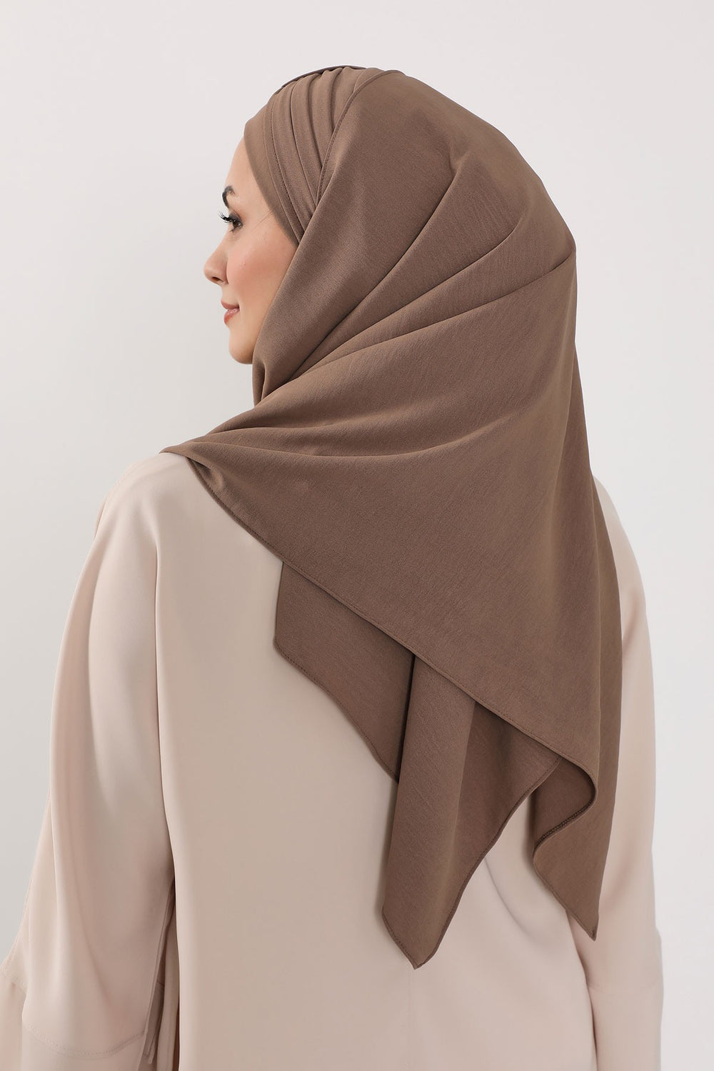 Practical Stylish Aerobin Shawl for Women, Effortless Aerobin Instant Shawl, Breathable Pleated Women Shawl Headscarf Lightweight,CPS-91 Chocolate