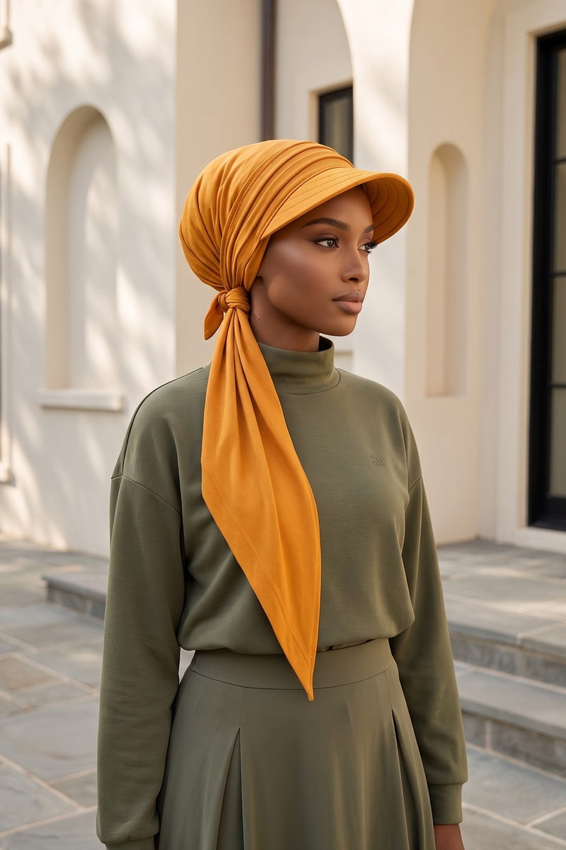 Practical Triangle Hijab with Adjustable Visor,SPS-2