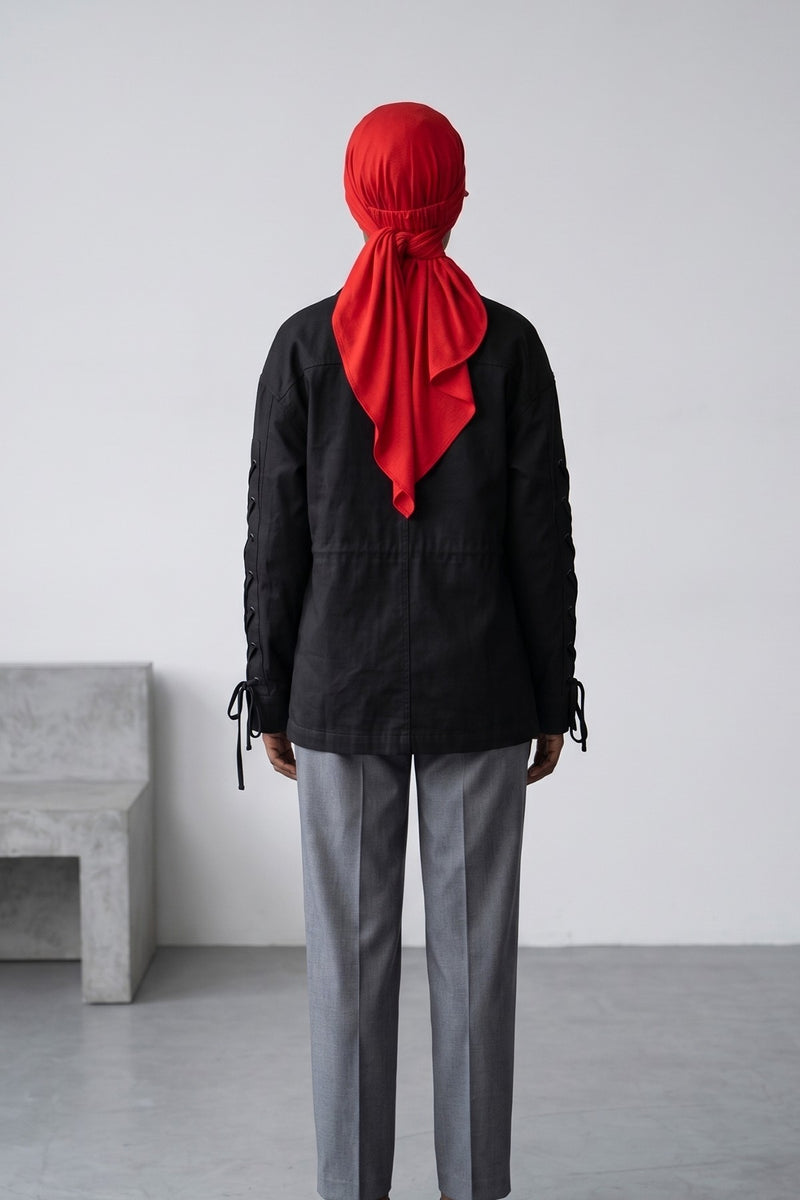 Practical Triangle Hijab with Adjustable Visor,SPS-2