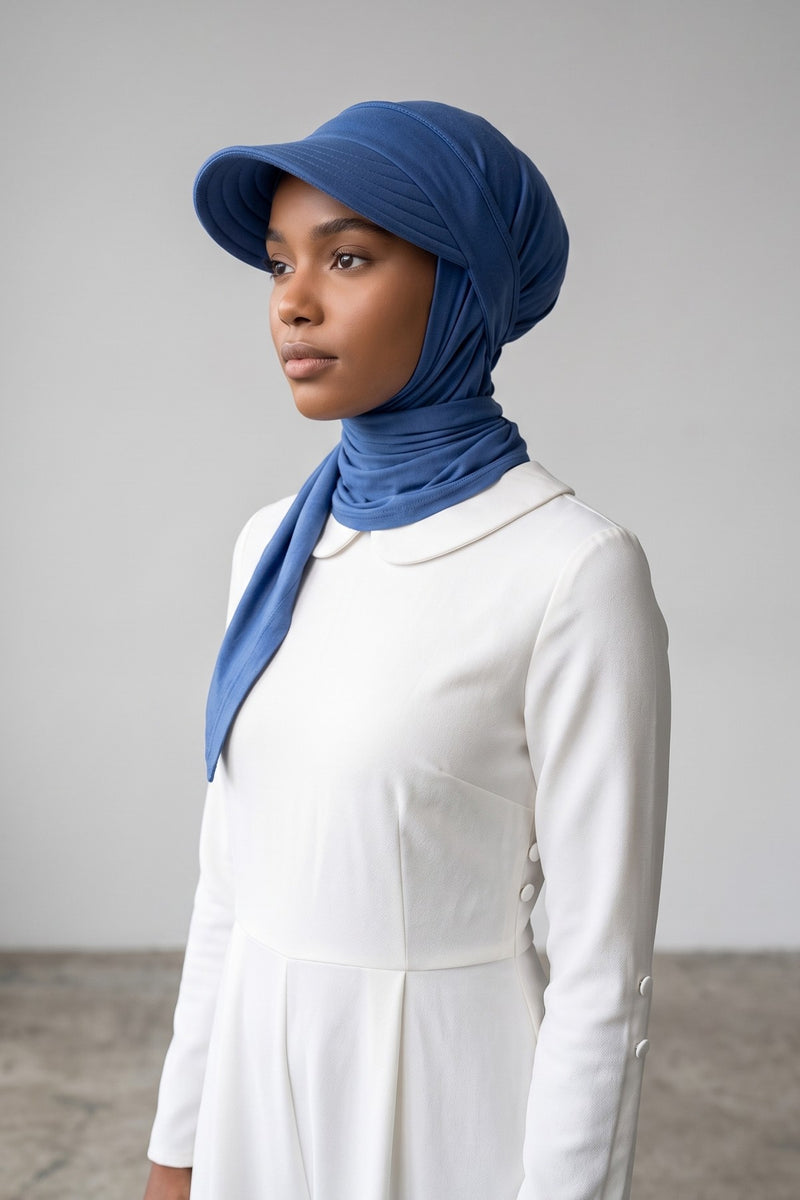 Practical Triangle Hijab with Adjustable Visor,SPS-2