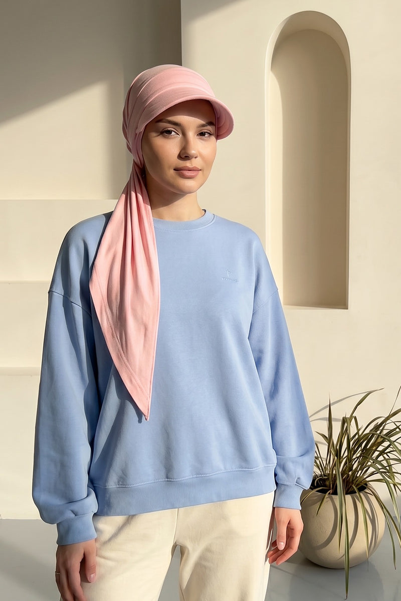 Practical Triangle Hijab with Adjustable Visor,SPS-2