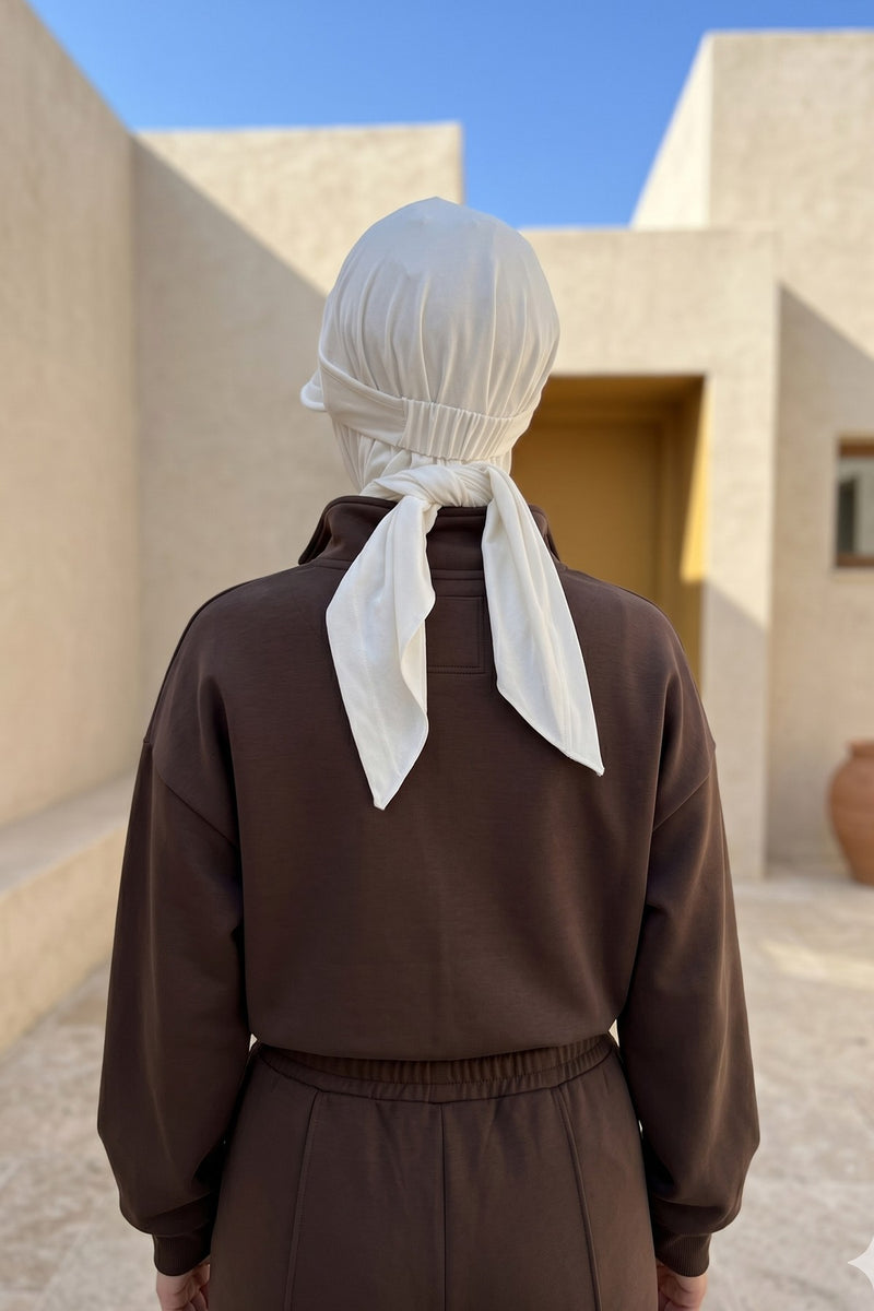 Practical Triangle Hijab with Adjustable Visor,SPS-2