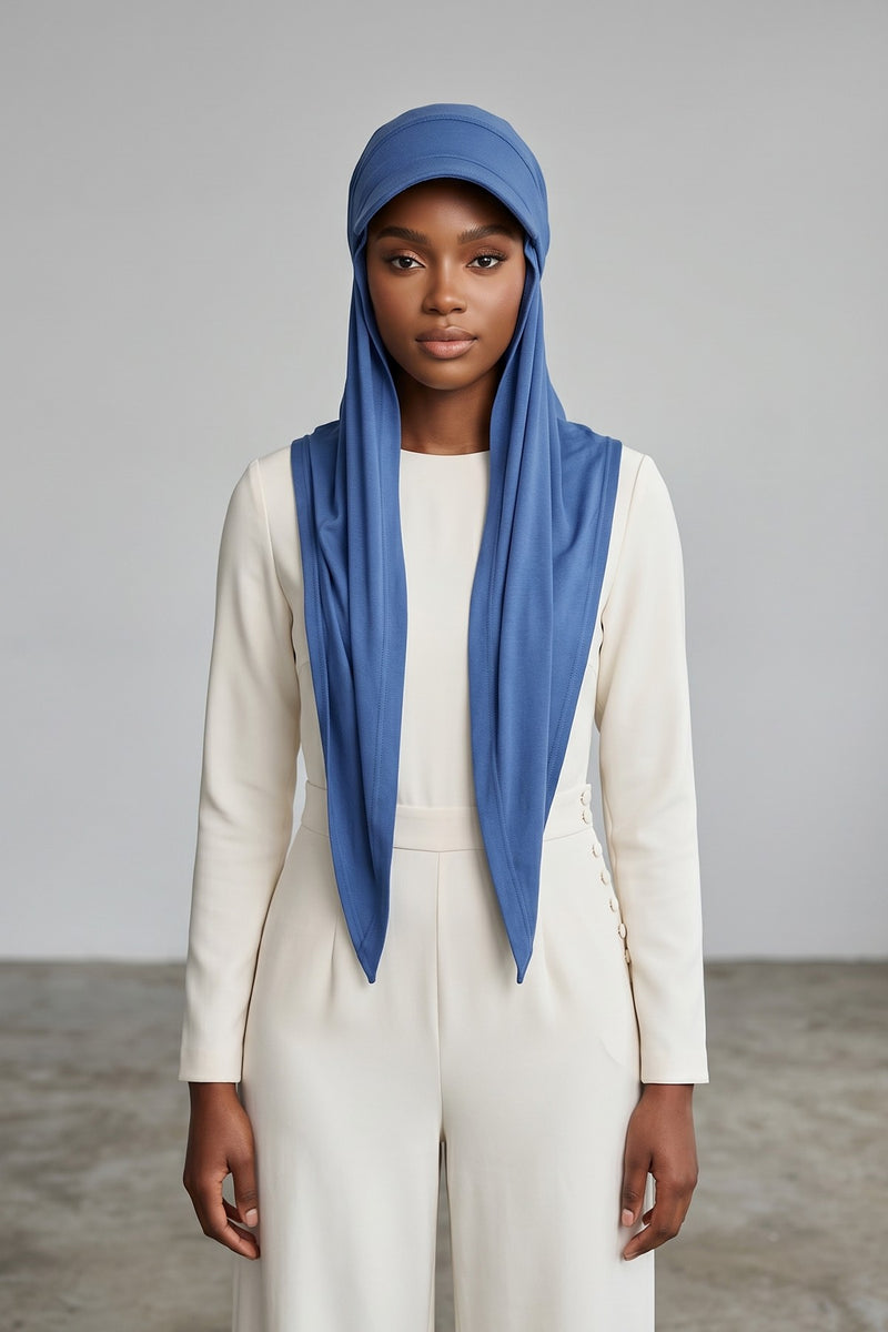 Practical Triangle Hijab with Adjustable Visor,SPS-2