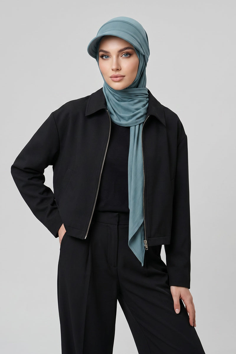 Practical Triangle Hijab with Adjustable Visor,SPS-2