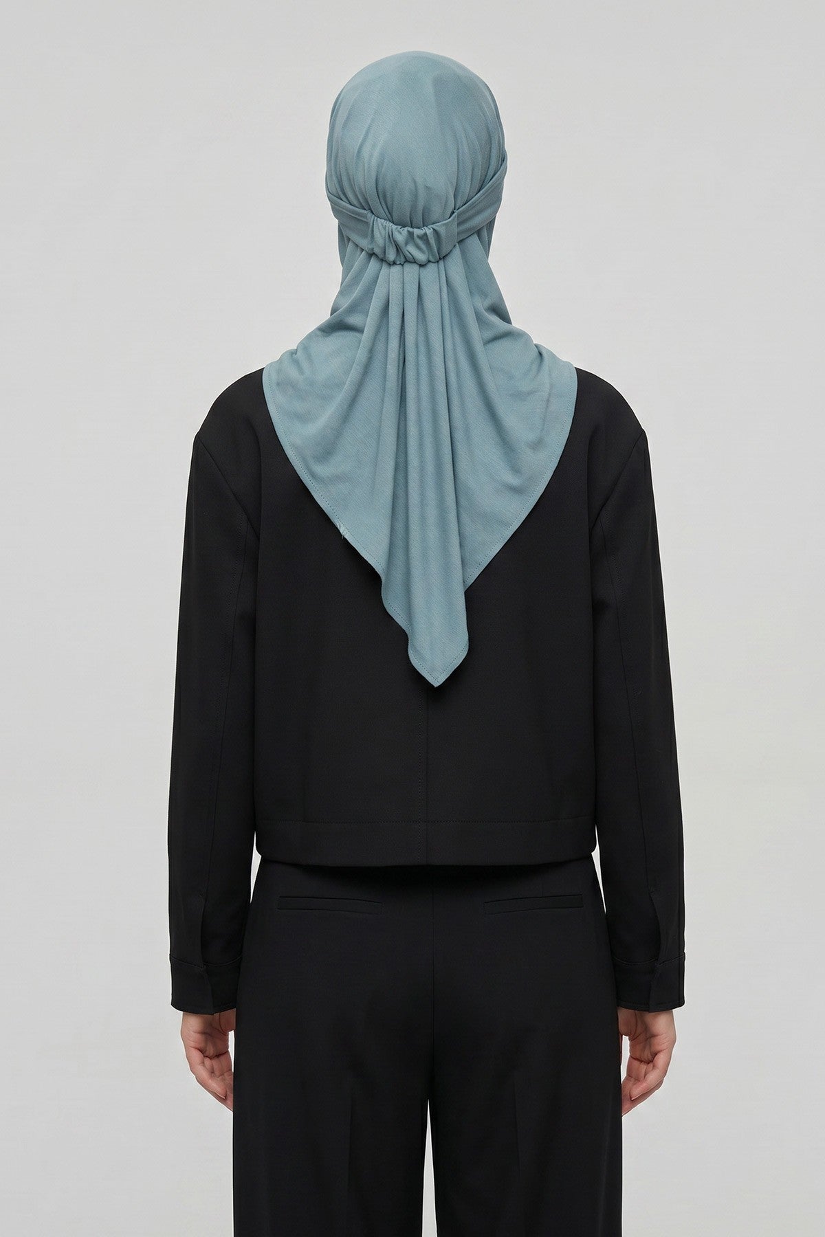 Practical Triangle Hijab with Adjustable Visor,SPS-2 Dark Mint