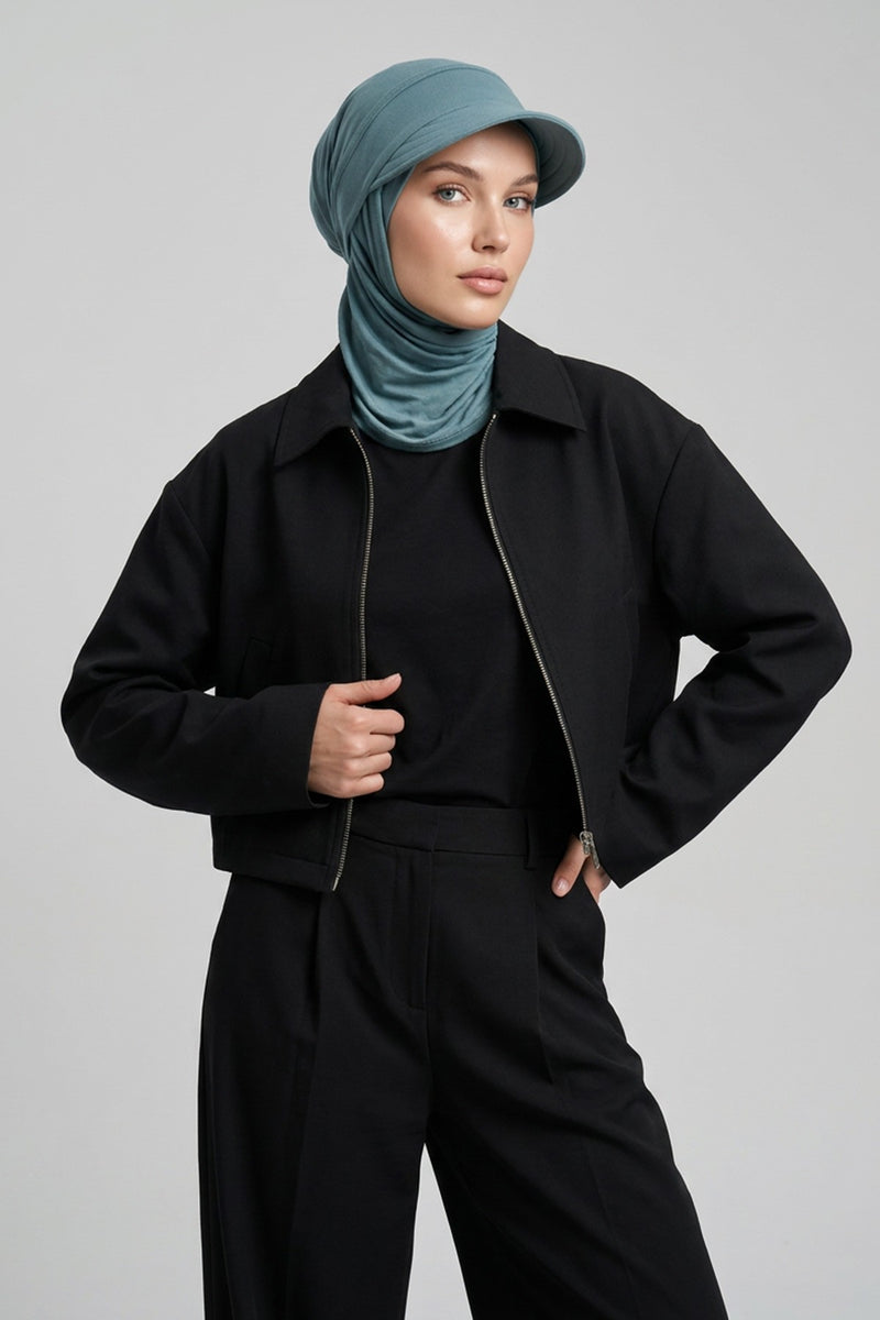 Practical Triangle Hijab with Adjustable Visor,SPS-2
