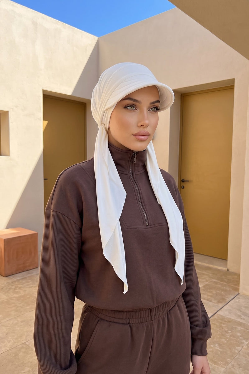 Practical Triangle Hijab with Adjustable Visor,SPS-2