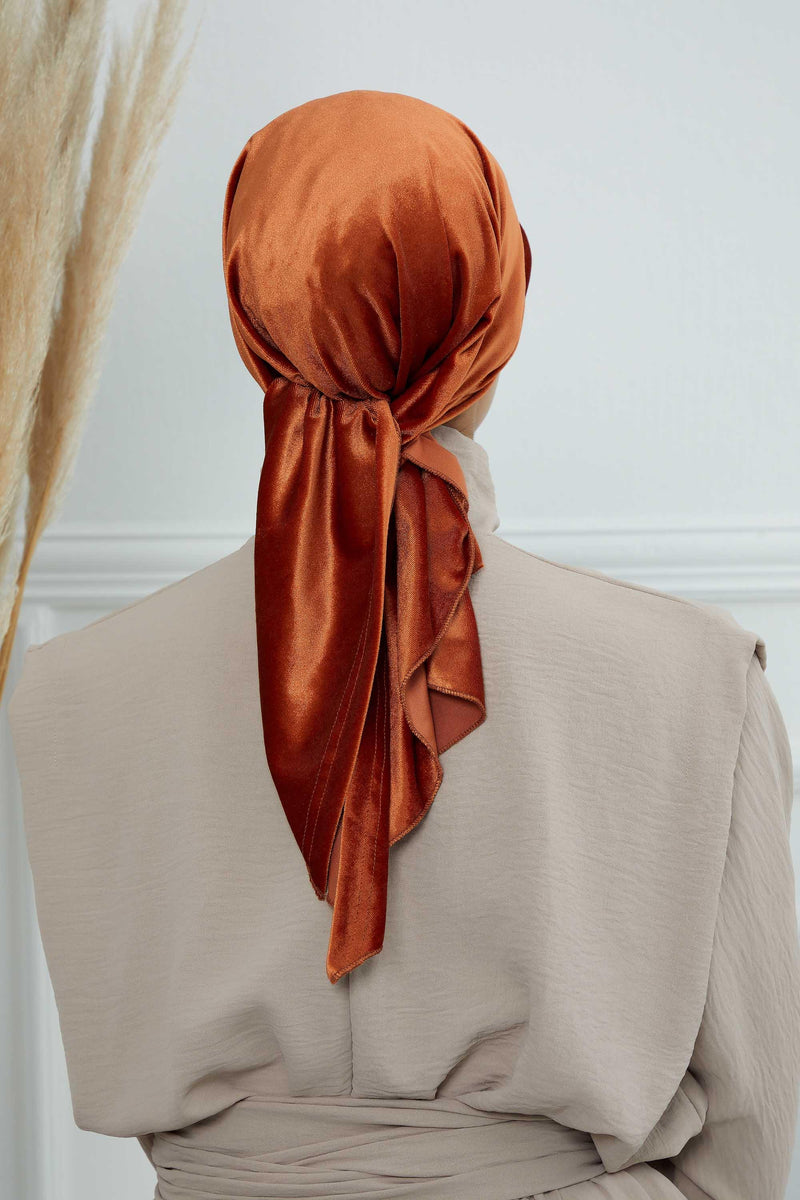 Vorgebundene Instant-Turbanmütze aus Samt für Damen, superweiche Schirmmütze aus Samt für Damen, Sonnenschutzvisier, Chemo-Kopfbedeckung, B-71K